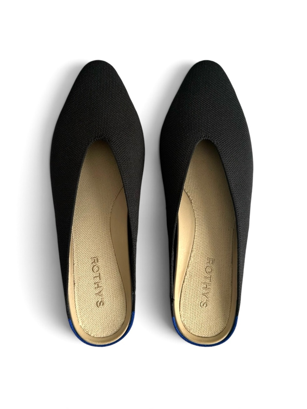 Rothy's Almond Demi Mule in Black Women’s Size 10.5